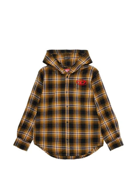 Diesel Kids chemise à carreaux