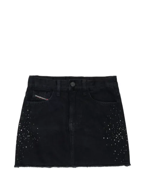 Diesel Kids jupe à strass et franges