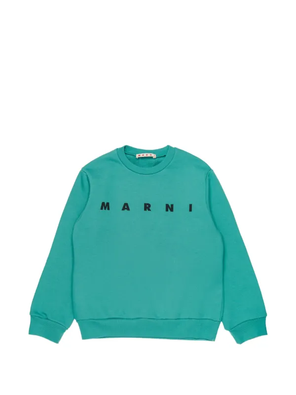 Marni Kids ロゴ スウェットシャツ | ブルー | FARFETCH JP