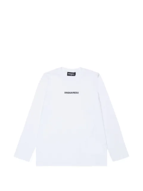 DSQUARED2 KIDS logo-print long-sleeve T-shirt