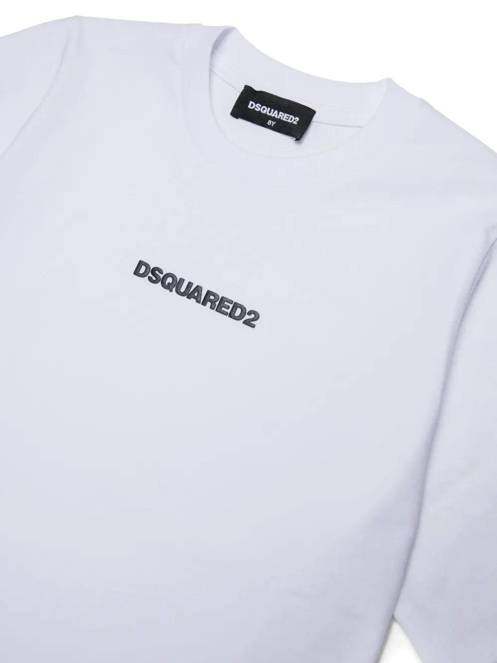 DSQUARED2 KIDS Katoenen T-shirt met logoprint Wit