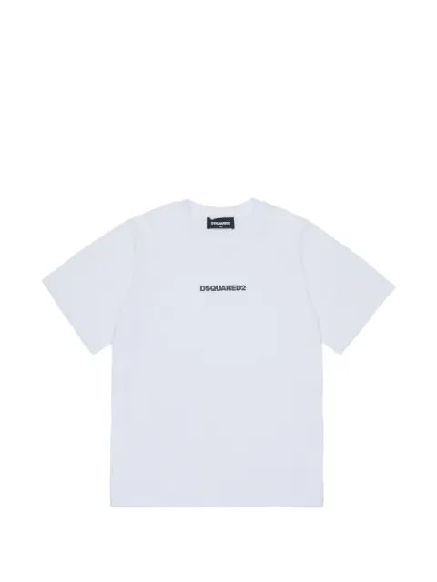 DSQUARED2 KIDS playera de algodón con logo estampado