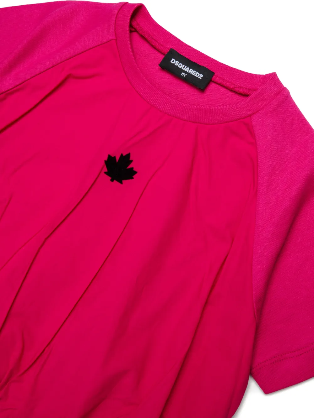 DSQUARED2 KIDS Elastisch T-shirt met logopatch Roze