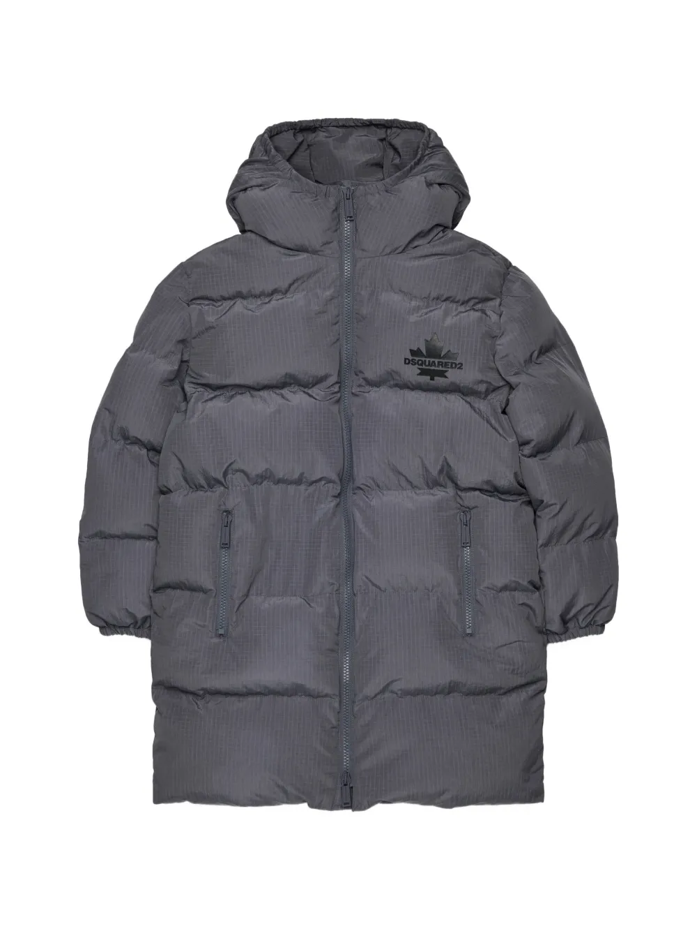 DSQUARED2 KIDS Piumino con logo - Grigio