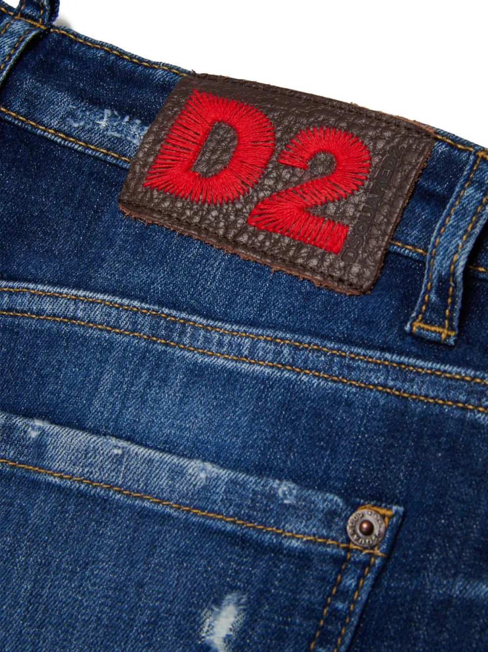 DSQUARED2 KIDS Amelia gerafelde broek Blauw