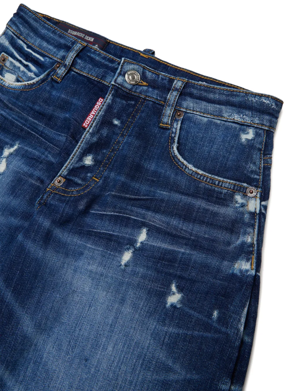 DSQUARED2 KIDS Amelia gerafelde broek Blauw