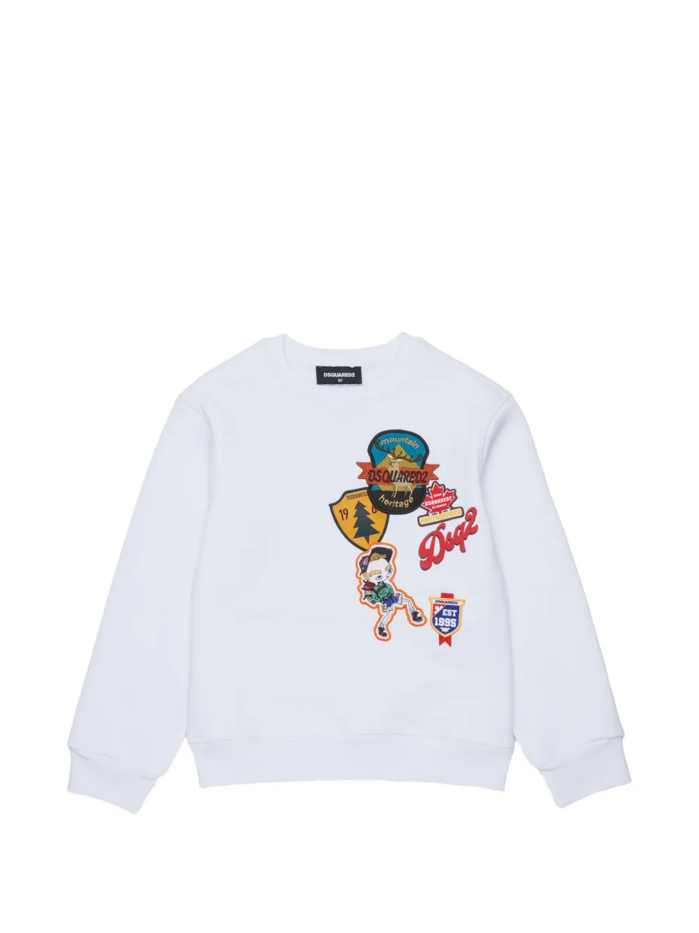DSQUARED2 KIDS Sweatshirt mit Logo-Print - Weiß