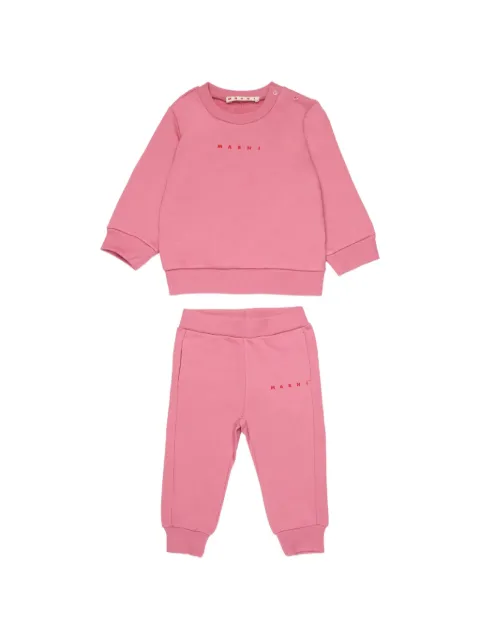 Marni Kids logo-print tracksuit