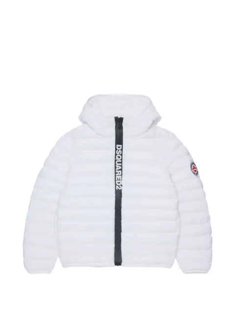 DSQUARED2 KIDS logo-print padded jacket