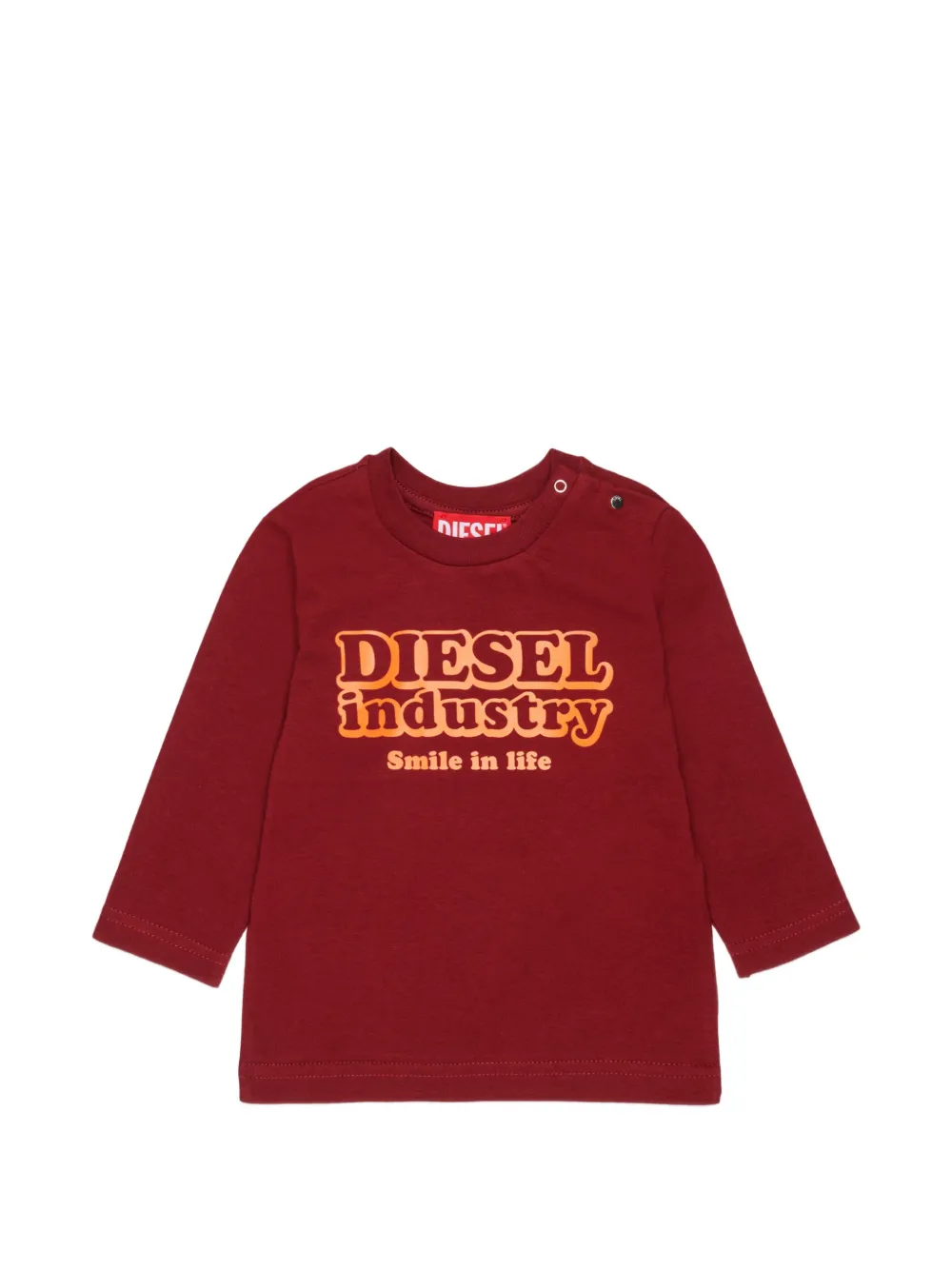 Diesel Kids T-shirt con stampa - Rosso