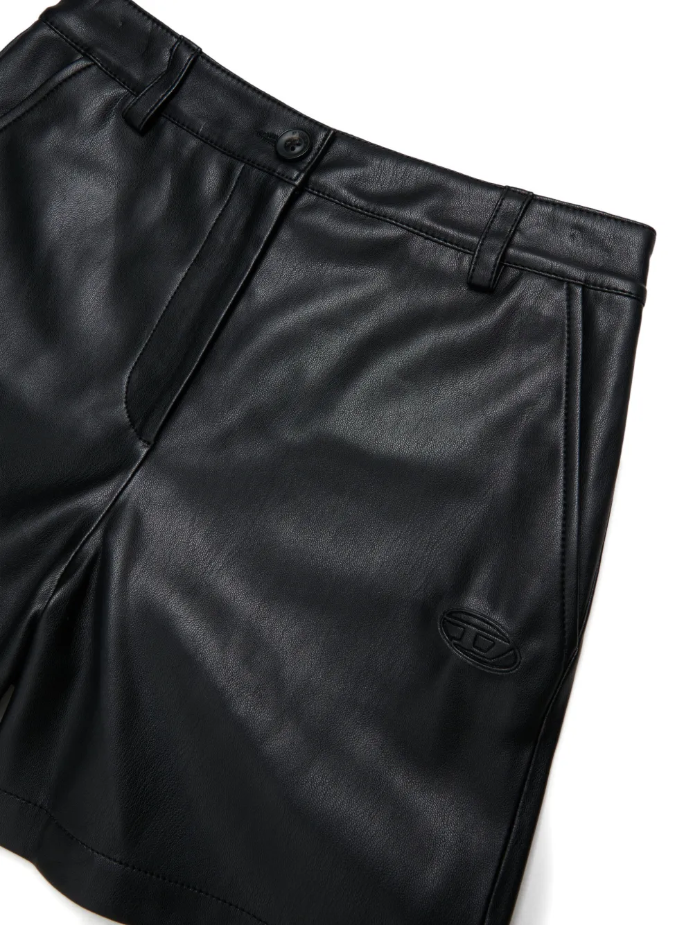 Diesel Kids Shorts met geborduurd logo Zwart