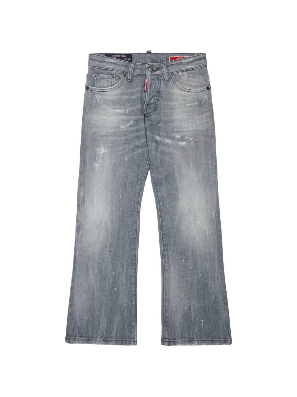 DSQUARED2 KIDS Jeans con effetto vissuto - Grigio