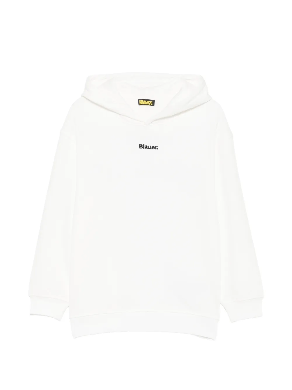 Blauer Hadassah logo-print hoodie - Bianco