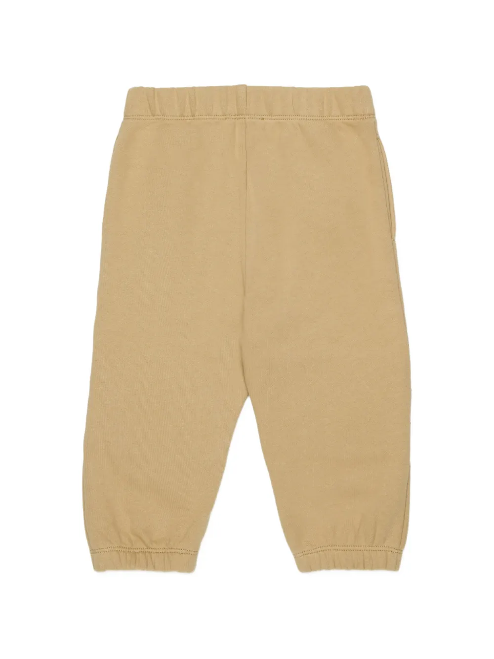 Diesel Kids Trainingsbroek met gewatteerd vlak en logopatch Beige