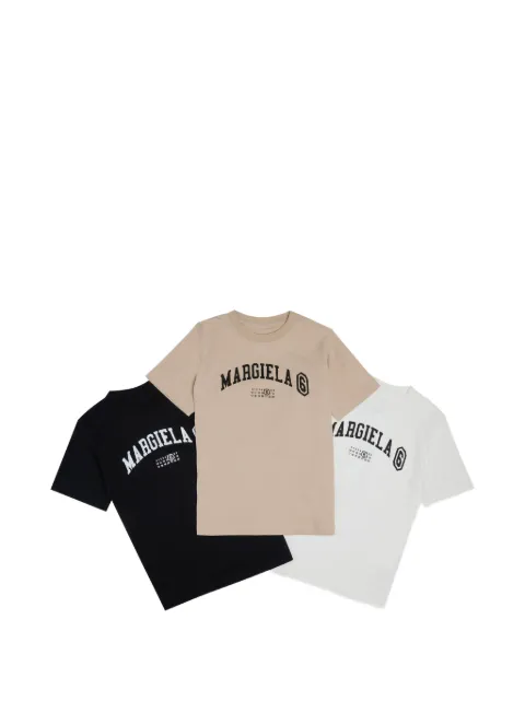 MM6 Maison Margiela Kids logo-print T-shirt (set of three)