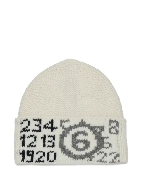 MM6 Maison Margiela Kids knitted beanie hat