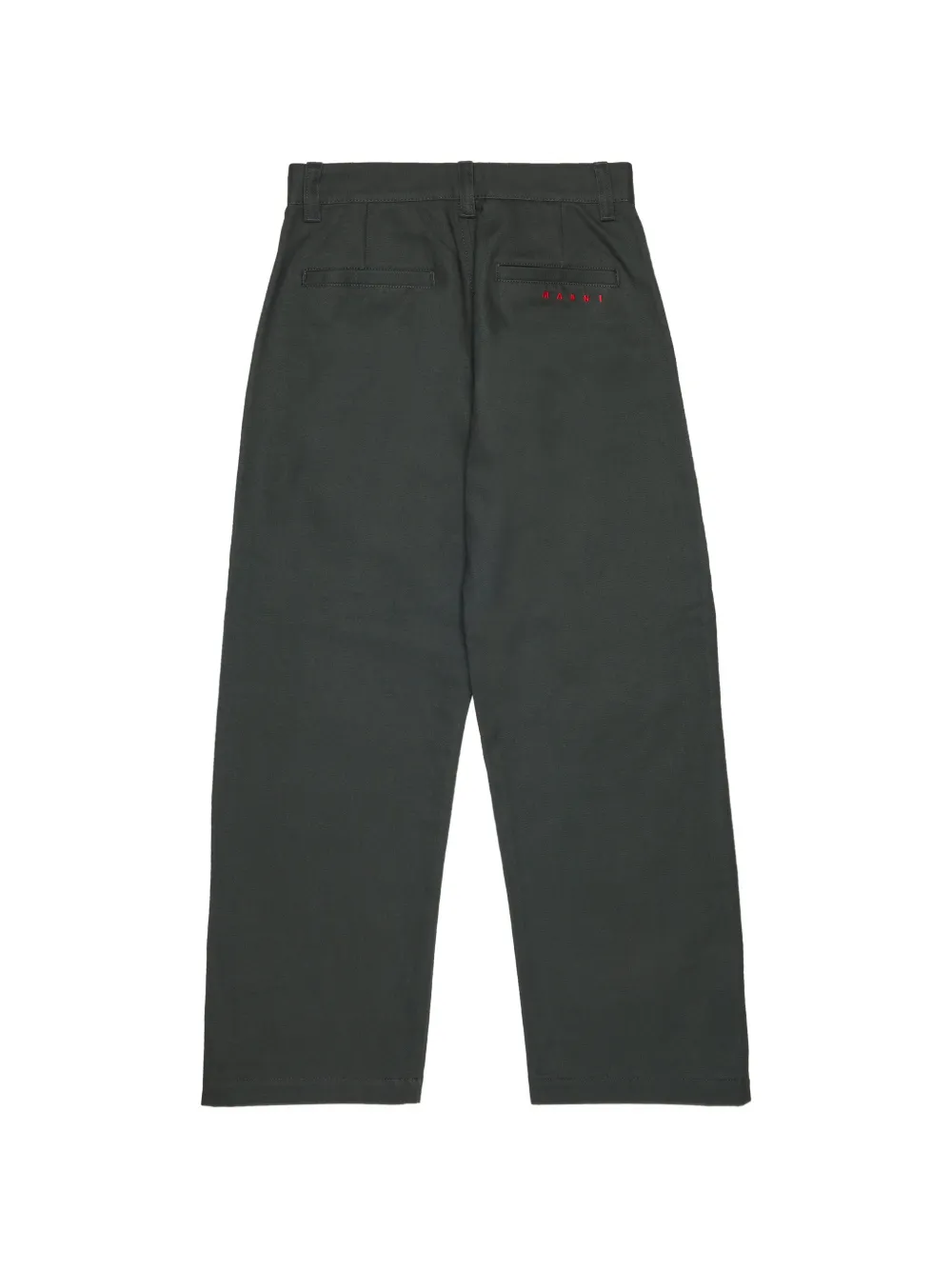 Marni Kids Broek met geborduurd logo Grijs