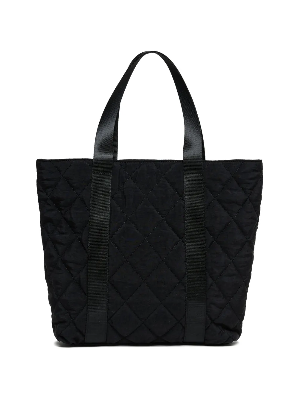 Diesel Kids Gewatteerde shopper met logopatch Zwart