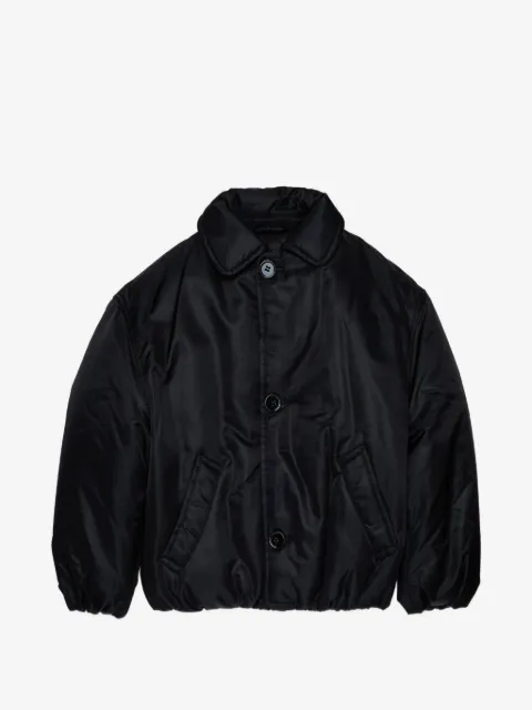 MM6 Maison Margiela Kids chamarra capitonada con botones