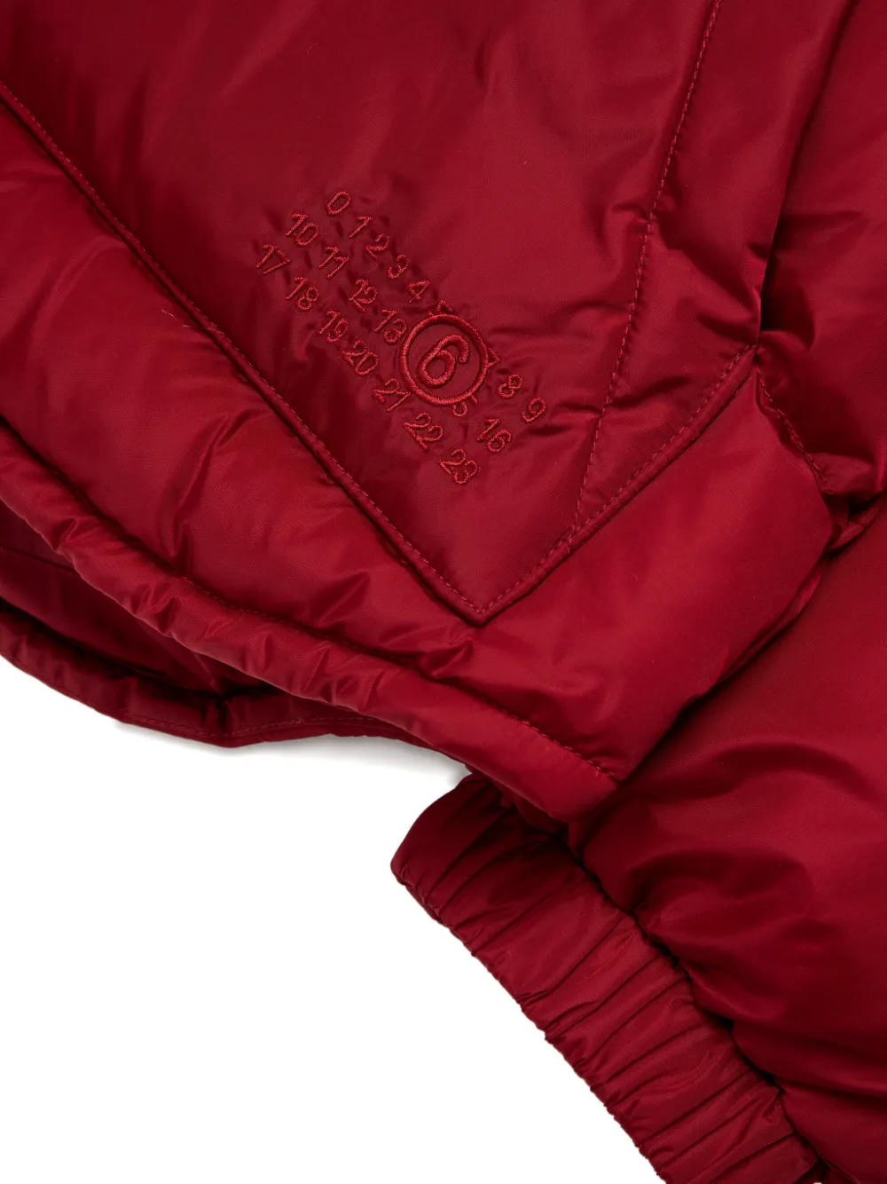 MM6 Maison Margiela Kids Gewatteerd jack Rood