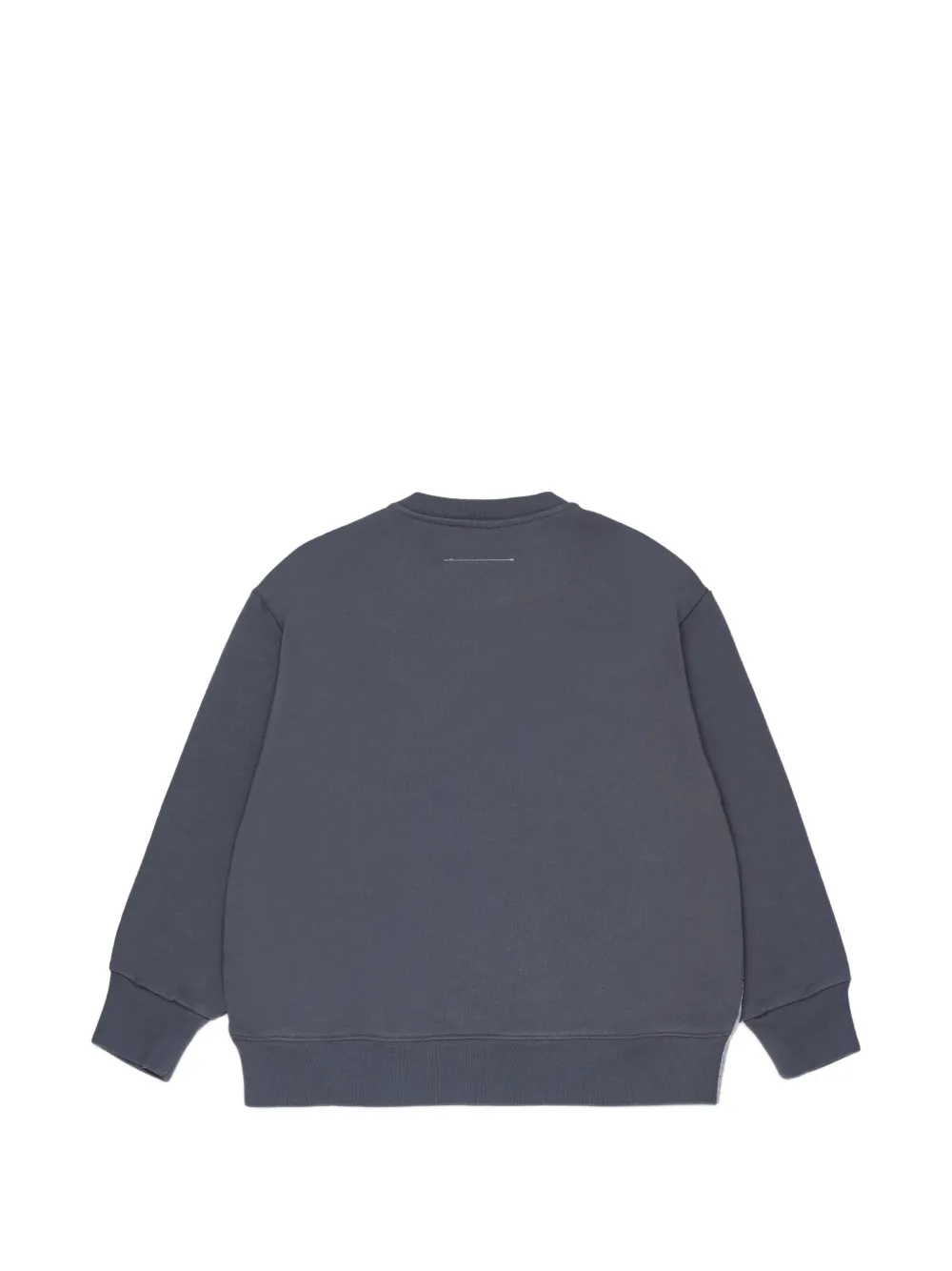 MM6 Maison Margiela Kids logoprint sweater met kenmerkend stiksel Grijs