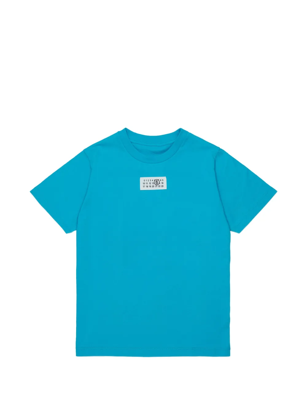 MM6 Maison Margiela Kids T-shirt Numeric Signature - Blu