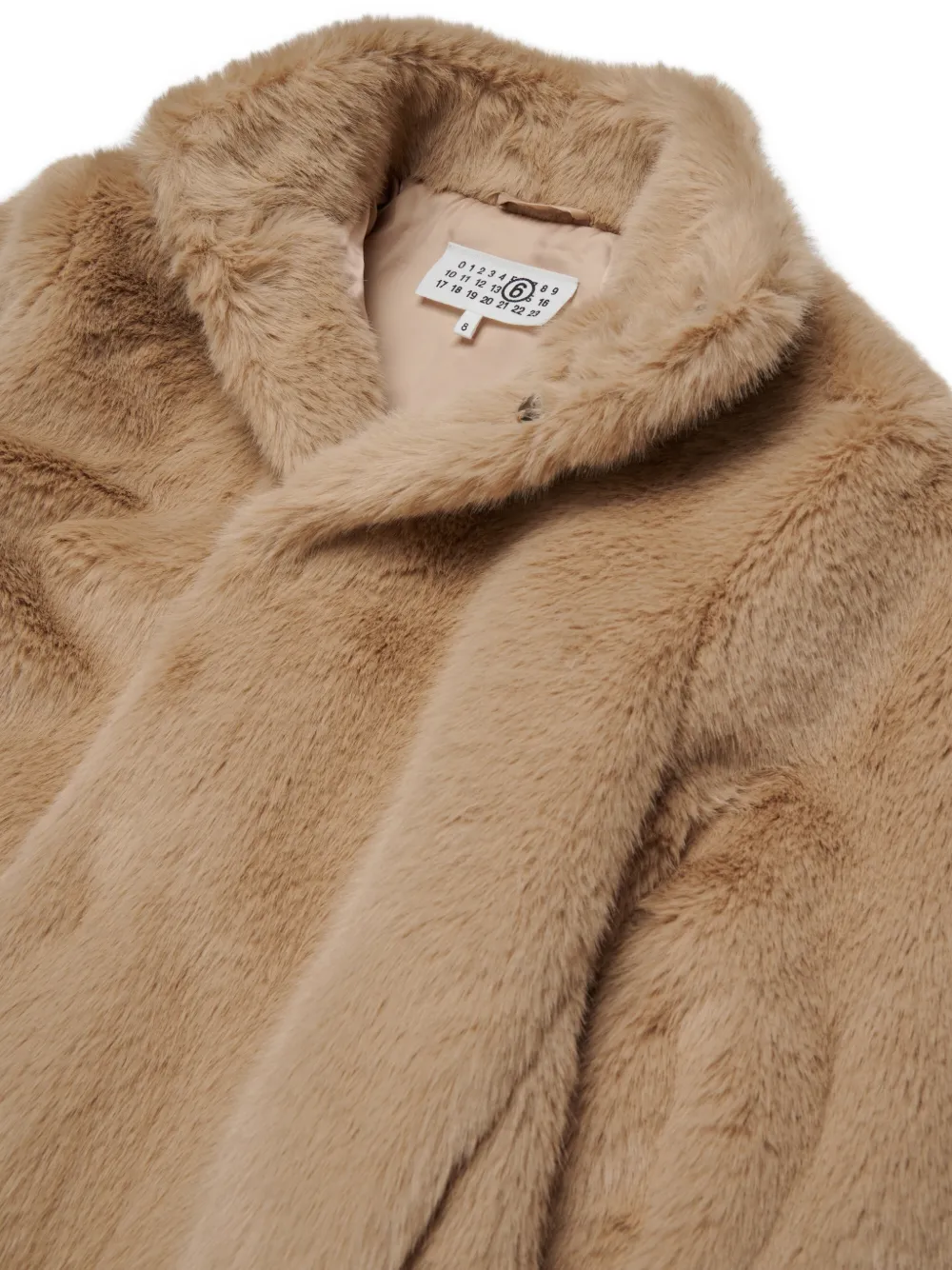 MM6 Maison Margiela Kids Jack van imitatiebont Beige