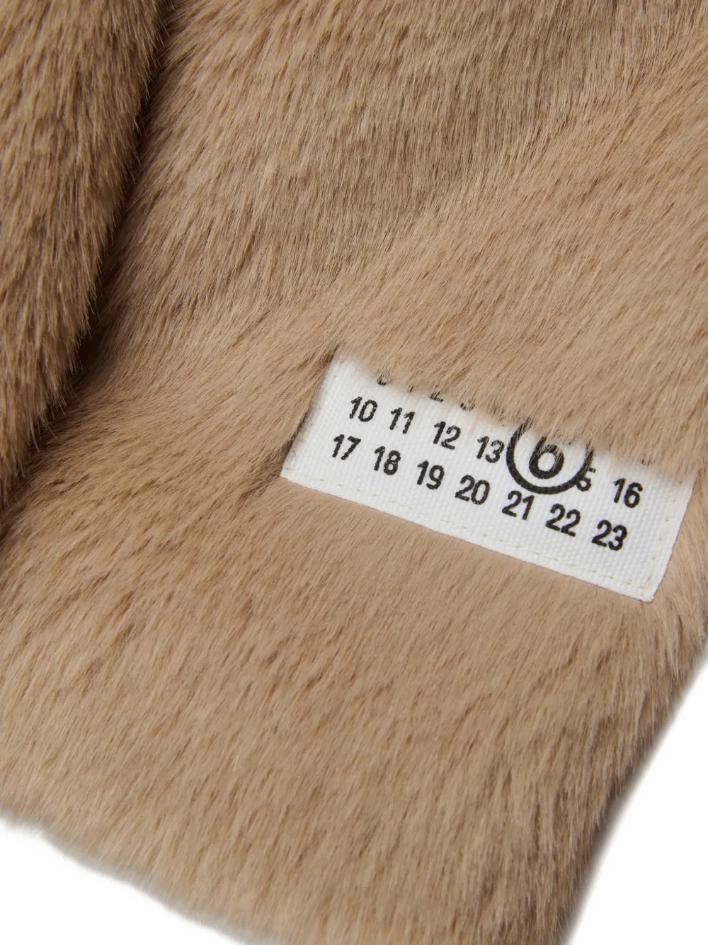 MM6 Maison Margiela Kids Jack van imitatiebont Beige