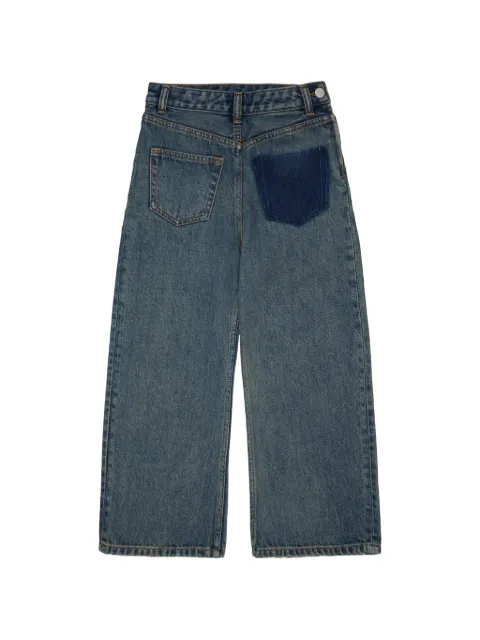 MM6 Maison Margiela Kids 콘트라스트 포켓 진