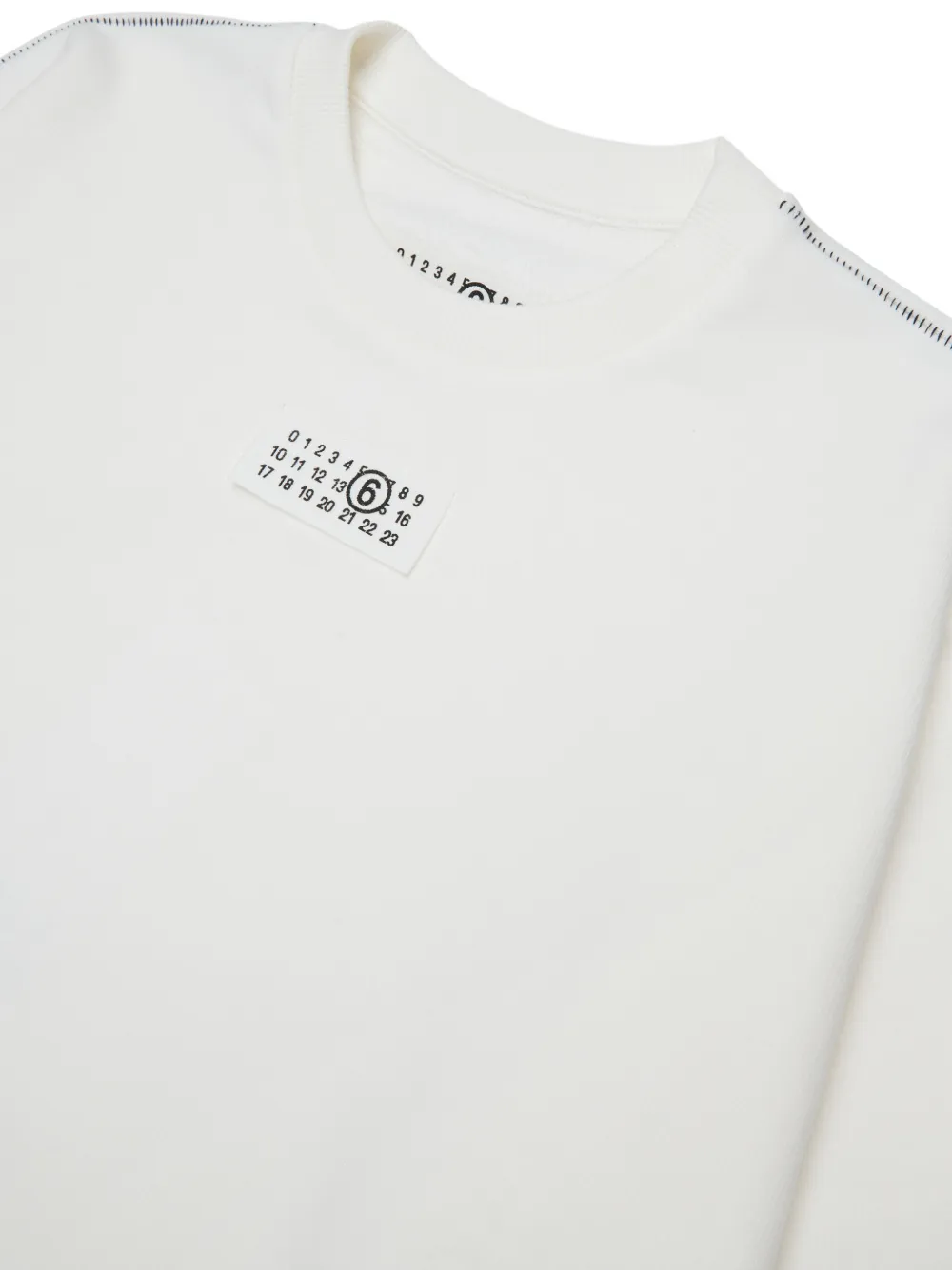 MM6 Maison Margiela Kids Trui met logopatch Beige