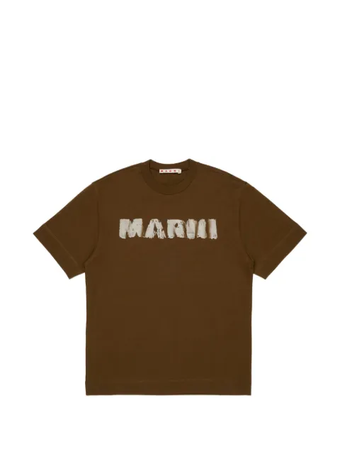 Marni Kids logo-print T-shirt