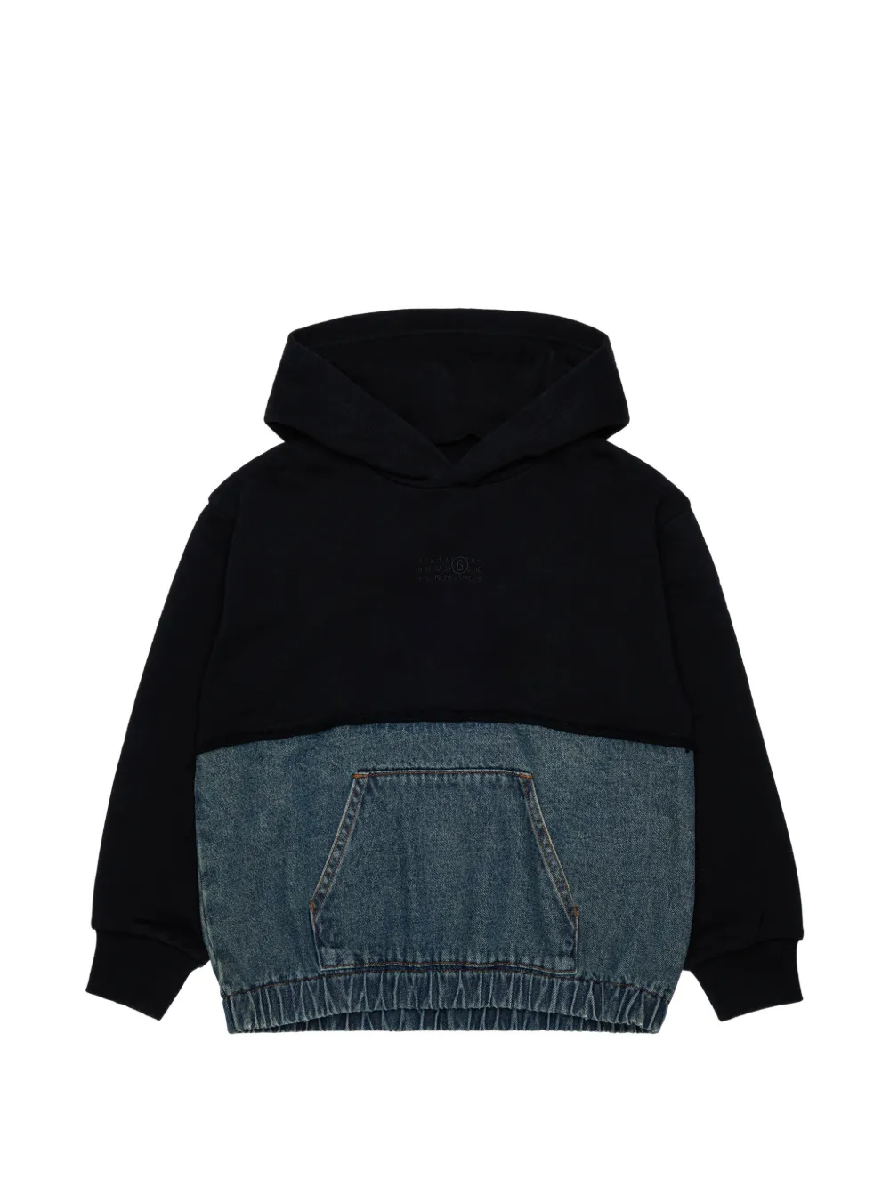 MM6 Maison Margiela Kids Felpa con cappuccio - Nero