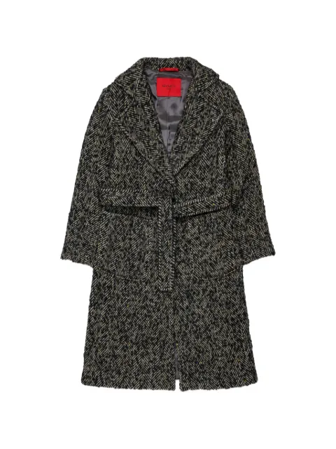 MAX&Co. Kids abrigo con motivo pied de poule