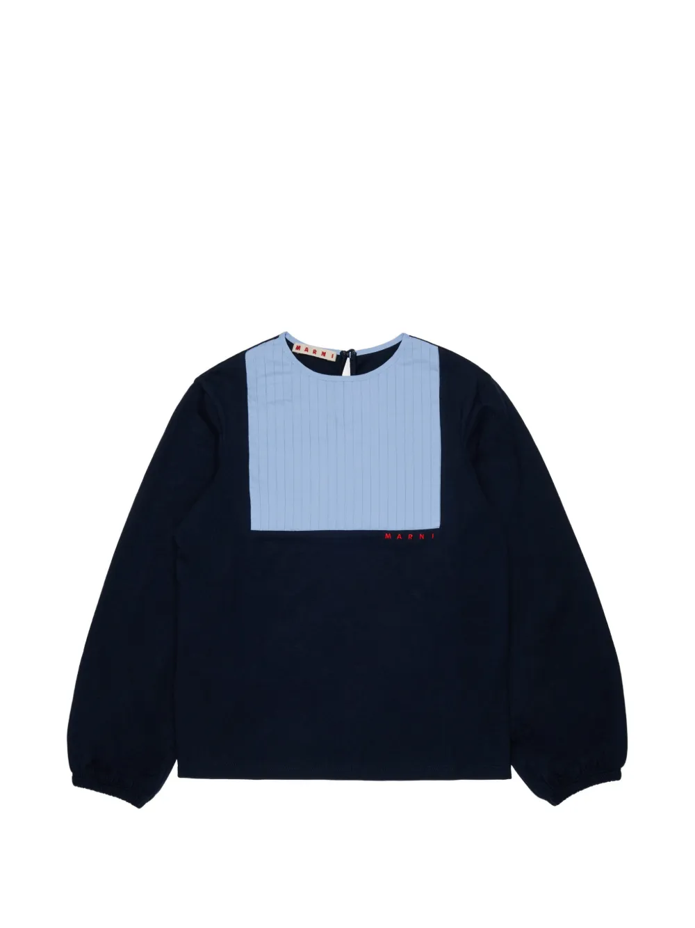 Marni Kids T-Shirt mit Logo-Print - Blau
