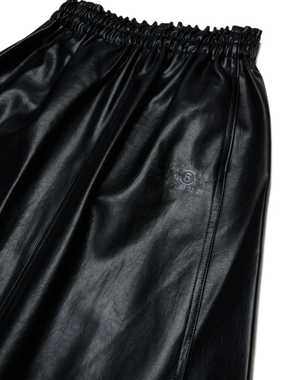 MM6 Maison Margiela Kids Rok met logoprint Zwart