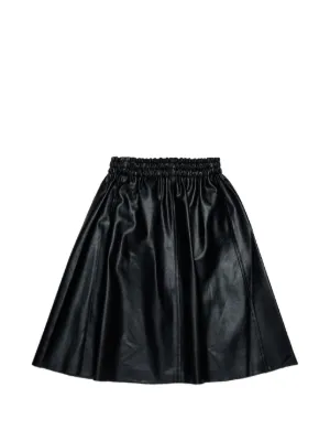 MM6 Maison Margiela Kids プリーツ スカート | ブラック | FARFETCH JP