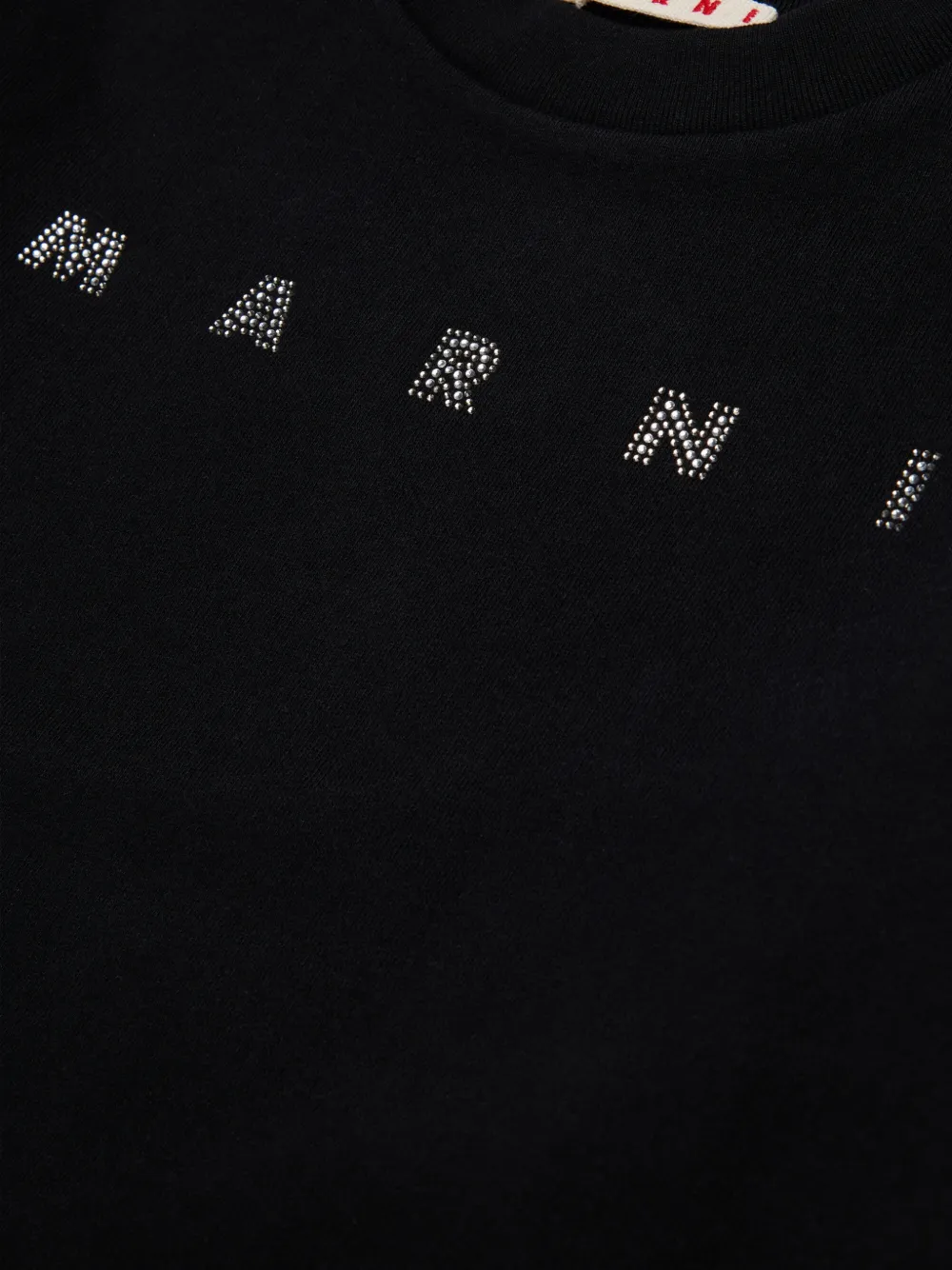 Marni Kids Sweater met logo Zwart