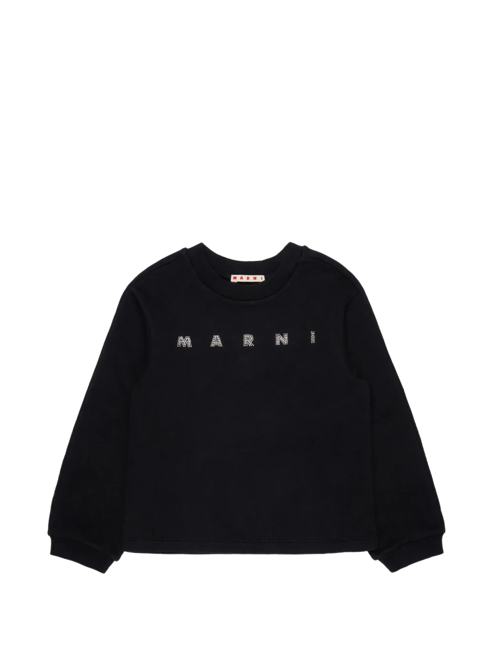 Marni Kids Felpa con decorazione - Nero