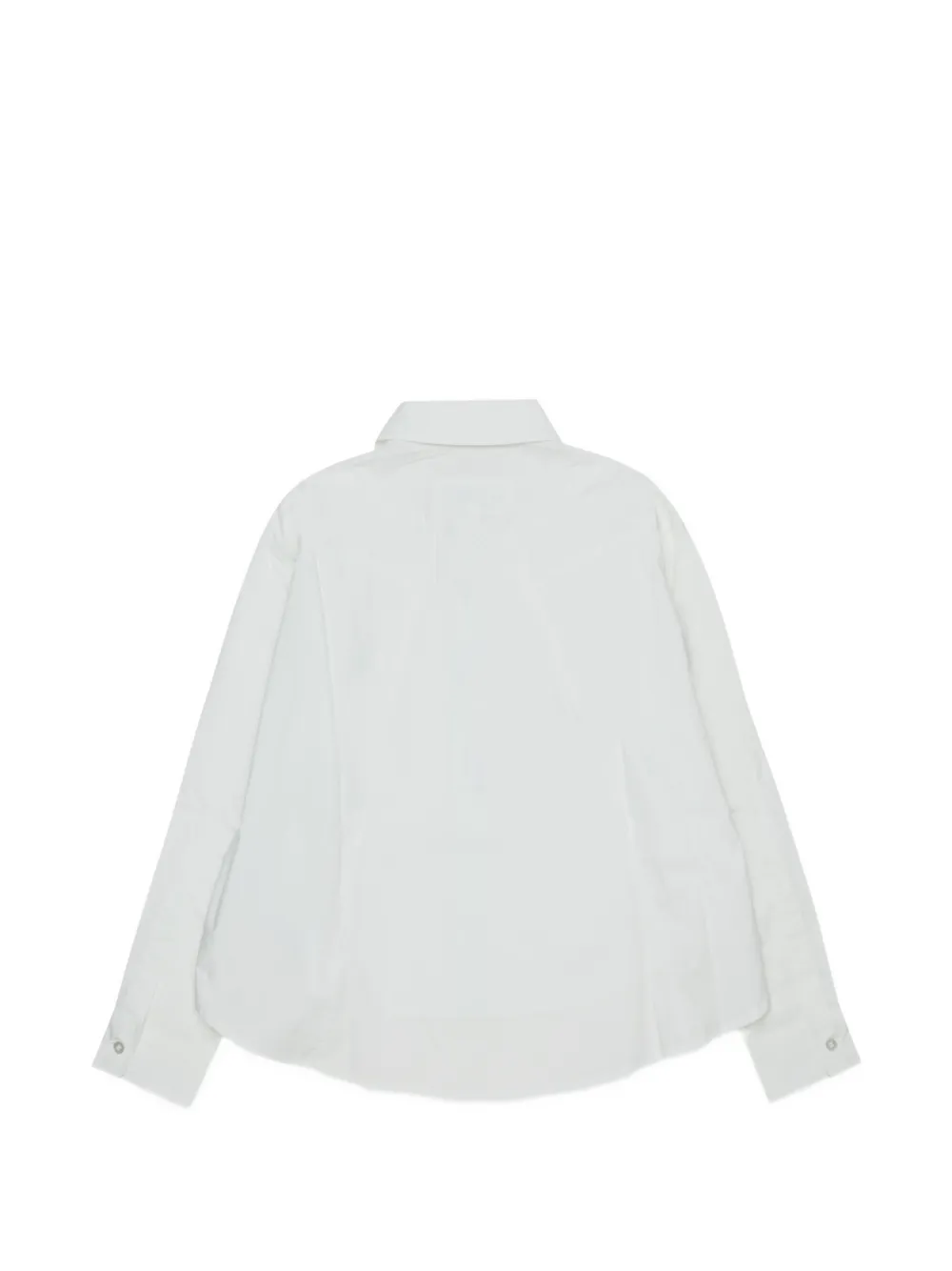 MM6 Maison Margiela Kids Numeric Signature shirt met gelaagd detail Wit