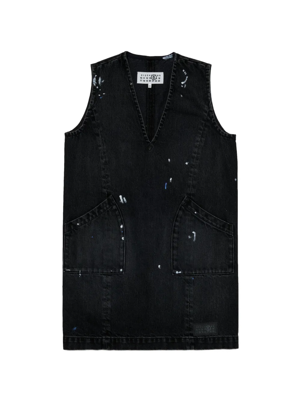 MM6 Maison Margiela Kids Abito smanicato - Nero