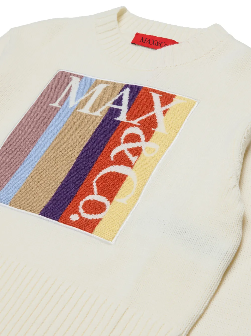 MAX&Co. Kids Trui met logo Beige
