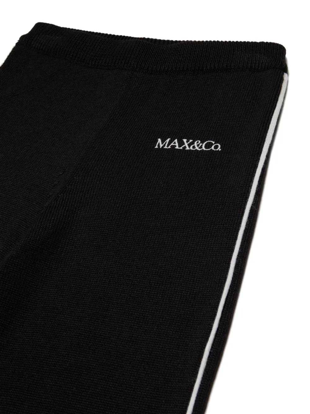 MAX&Co. Kids Broek met wijde pijpen Zwart