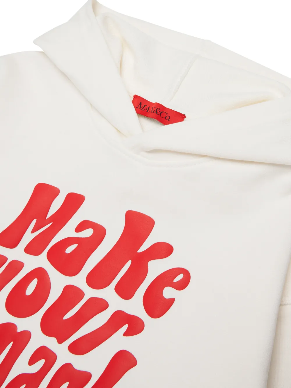 MAX&Co. Kids Hoodie met tekst Wit