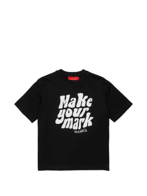 MAX&Co. Kids slogan-print T-shirt