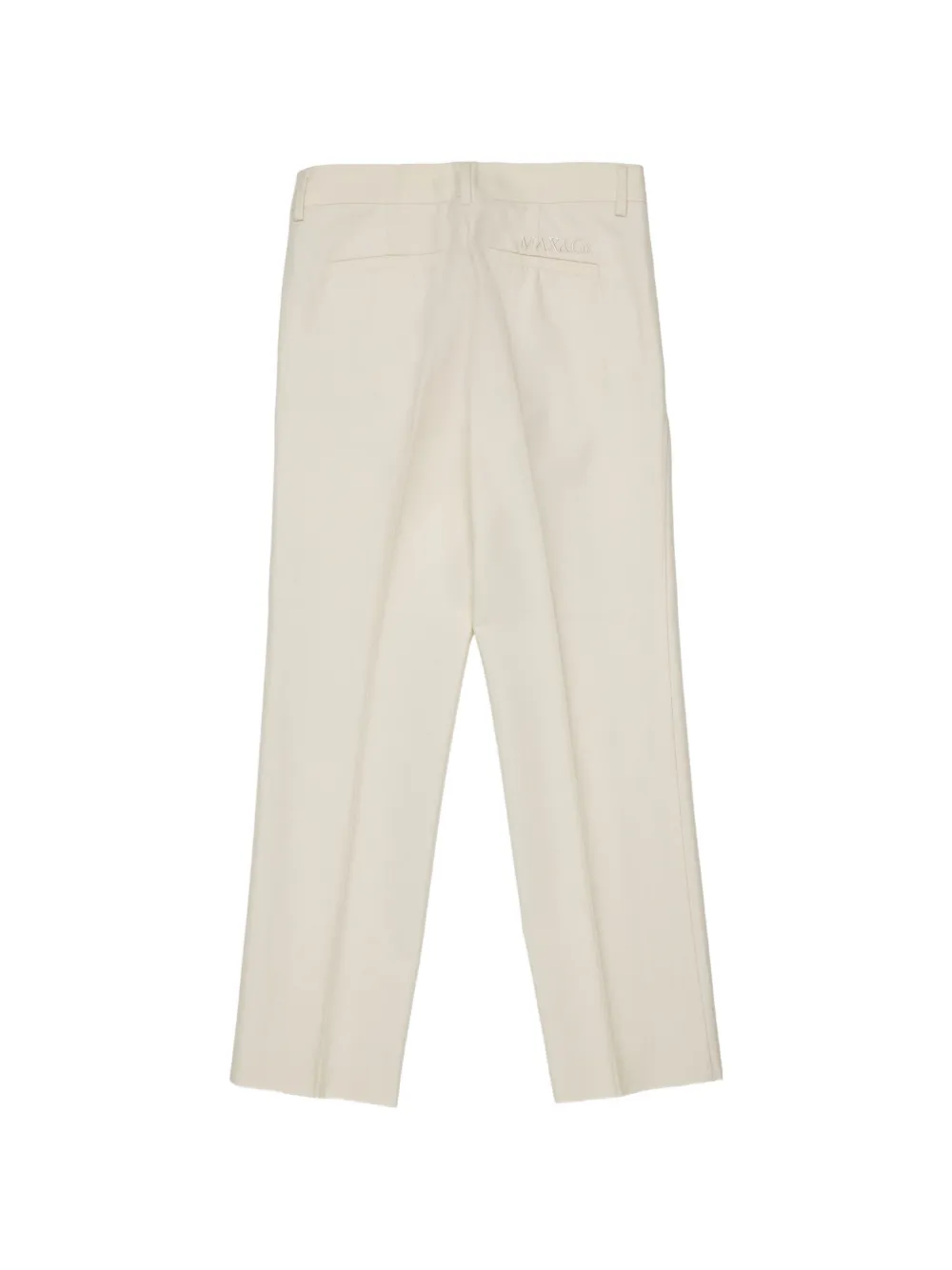 MAX&Co. Kids Pantalon met geborduurd logo Beige