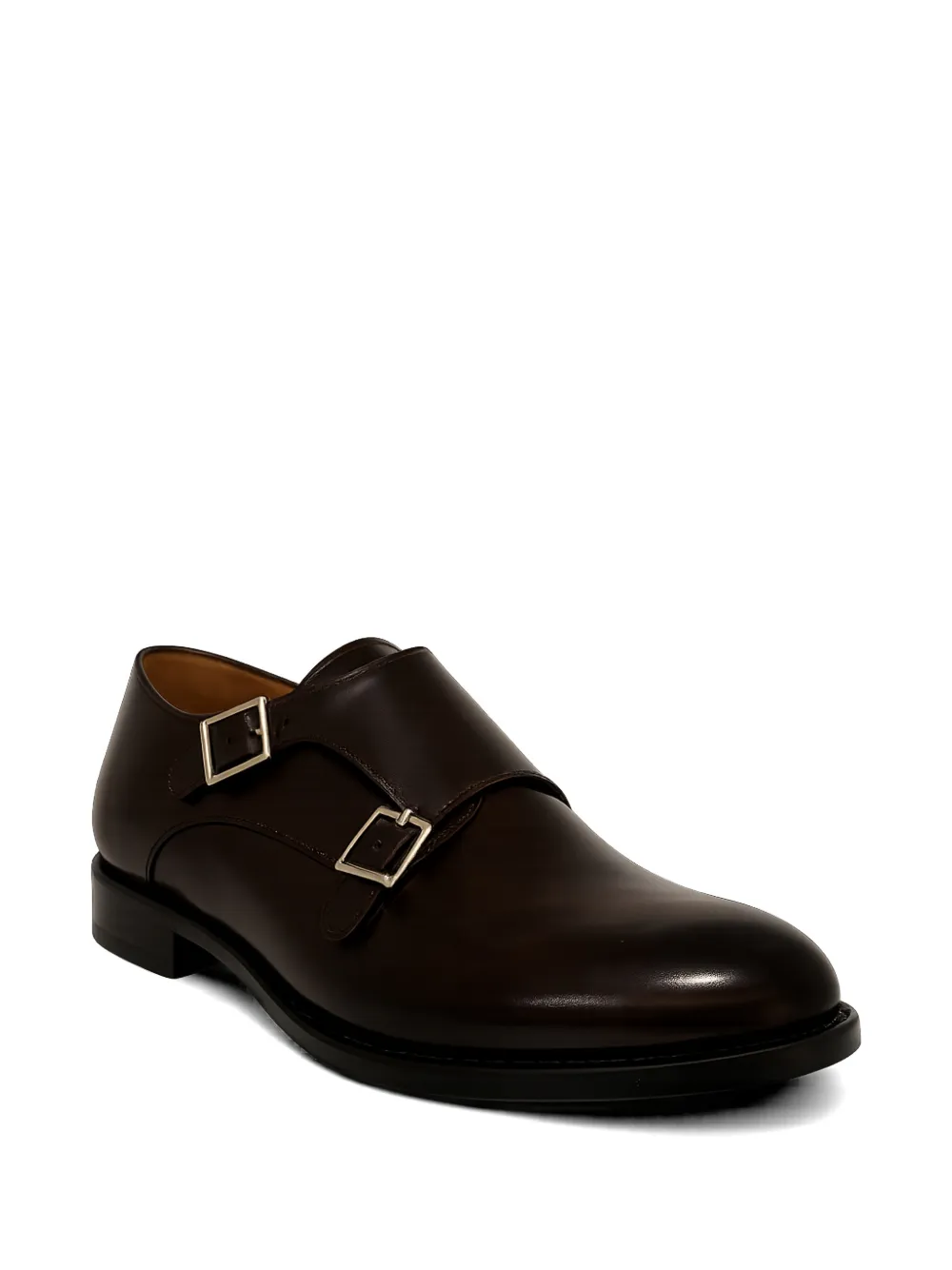 FRANZESE COLLECTION Silvio Berlusconi double-buckle monk shoes Bruin