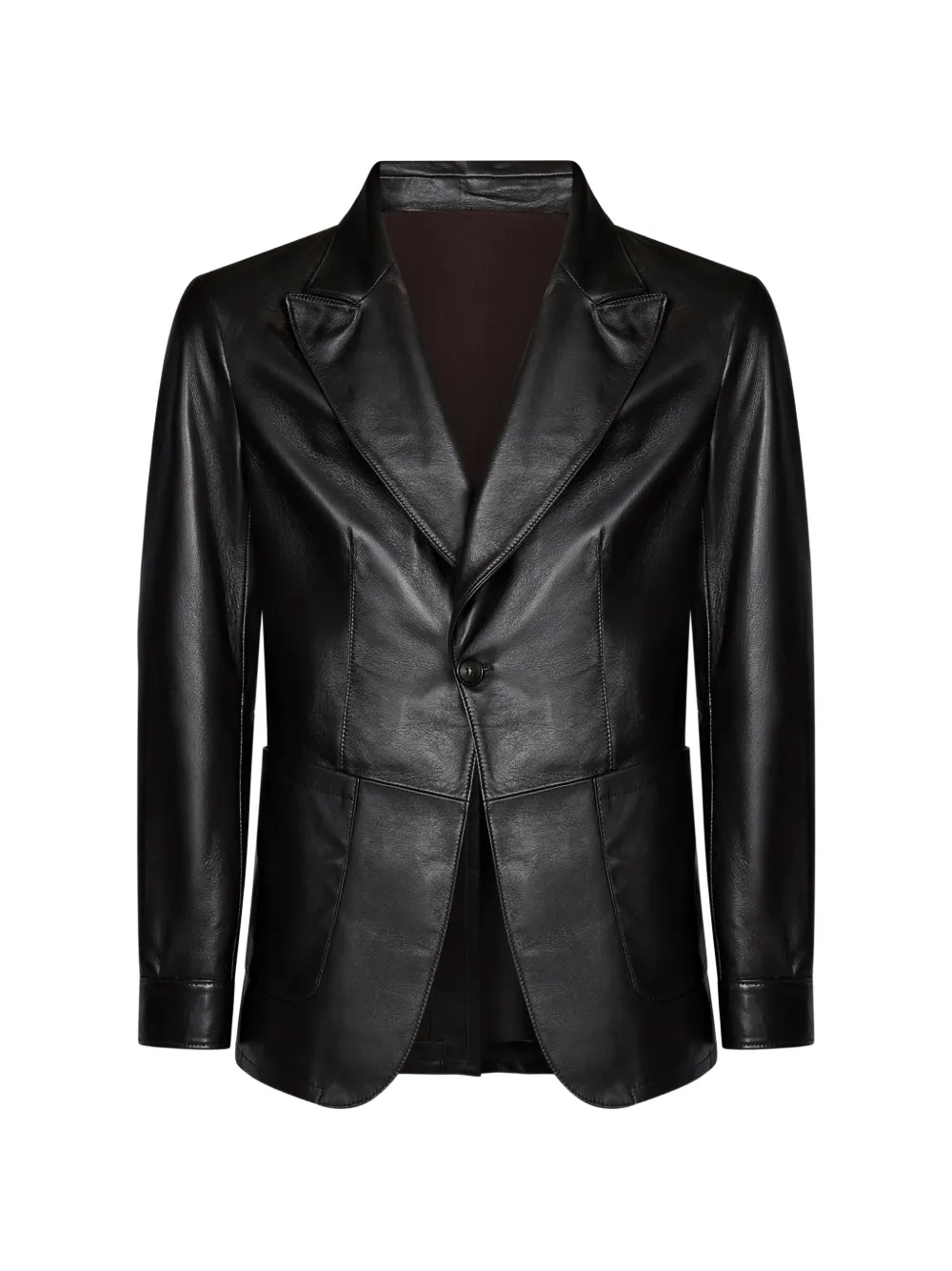 FRANZESE COLLECTION Sal Da Vinci leather jacket - Braun