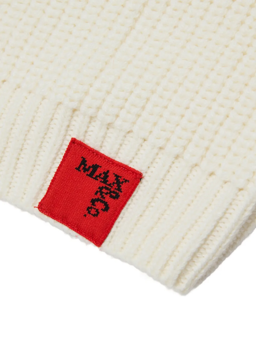 MAX&Co. Kids Ribgebreide jurk met borduurwerk Beige