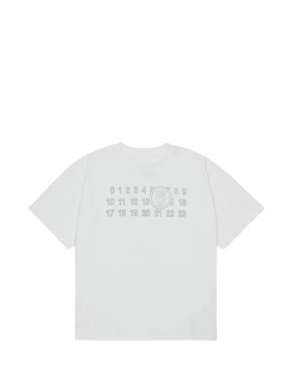 MM6 Maison Margiela Kids logo-print T-shirt - Bianco