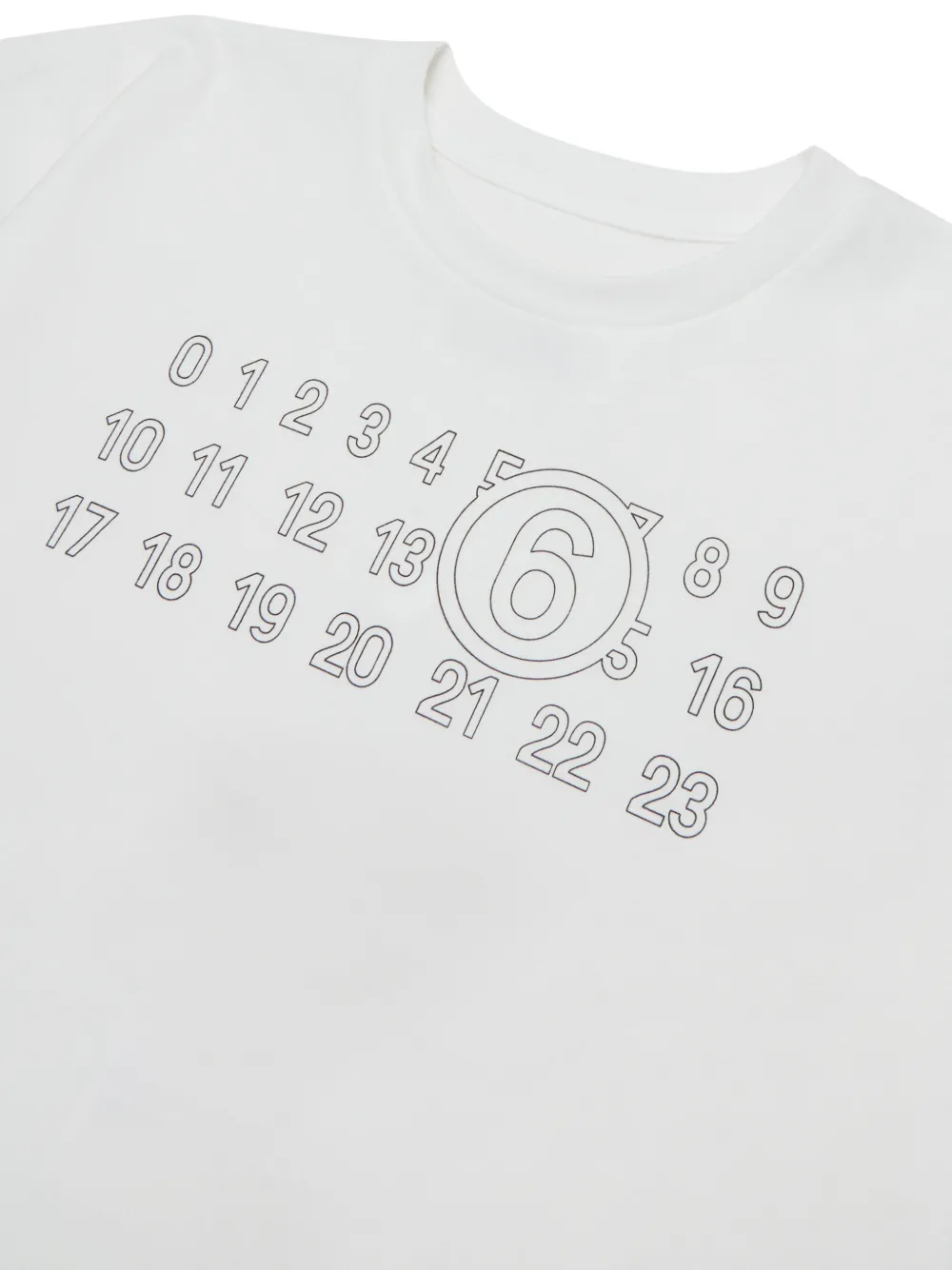 MM6 Maison Margiela Kids logo-print T-shirt | White | FARFETCH ID